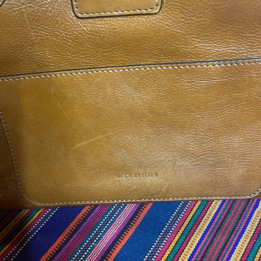 Divina Firenze Brown Leather Doctors Bag Made in Italy VGUC - Picture 6 of 11